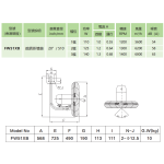 Wington 榮通 FW51XB 20吋 至尊系列 噴粉疏網 掛牆風扇